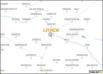 map of Litvichi