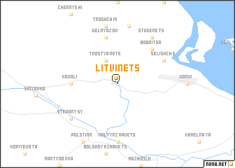 map of Litvinets