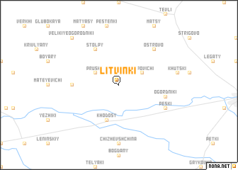 map of Litvinki