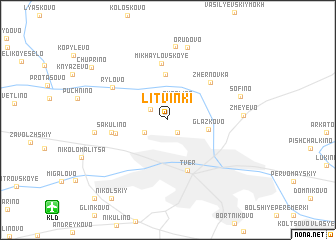 map of Litvinki