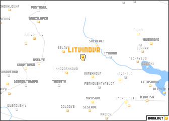 map of Litvinova