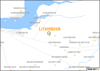 map of Litvinovka