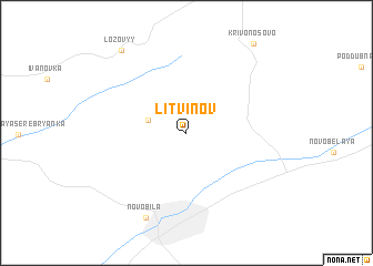 map of Litvinov