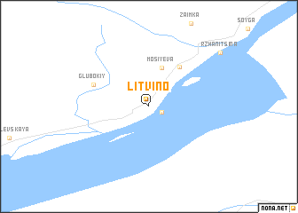 map of Litvino