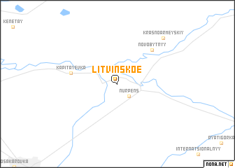 map of Lītvīnskoe