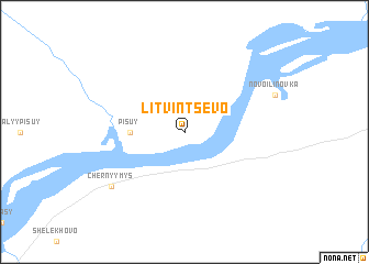 map of Litvintsevo