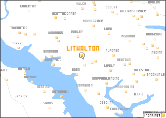 map of Litwalton