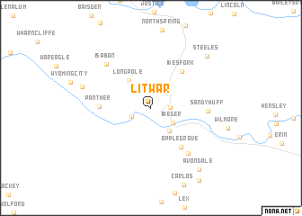 map of Litwar