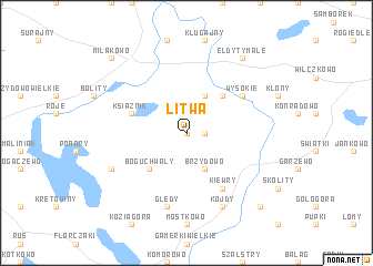 map of Litwa