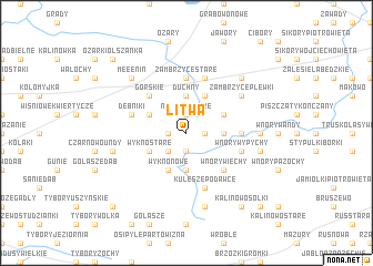 map of Litwa