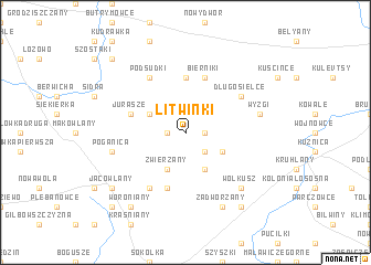 map of Litwinki