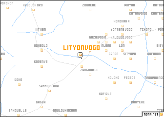 map of Lityonvogo