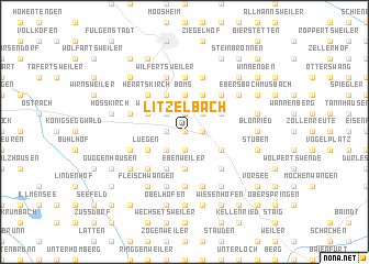 map of Litzelbach