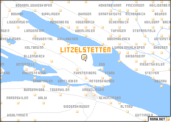 map of Litzelstetten