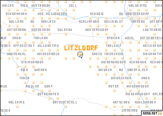 map of Litzldorf