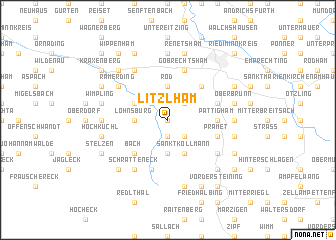 map of Litzlham