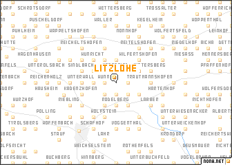 map of Litzlohe