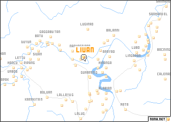 map of Liuan