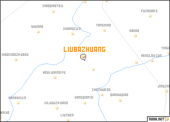 map of Liubazhuang