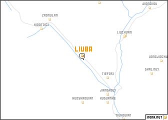 map of Liuba