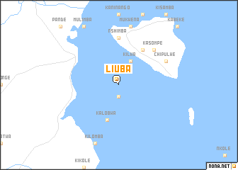 map of Liuba