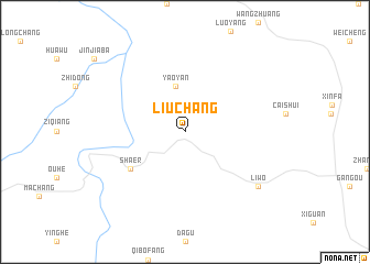 map of Liuchang