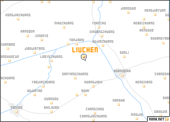 map of Liuchen