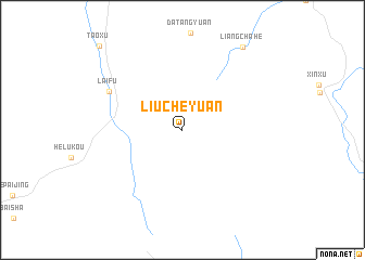 map of Liucheyuan