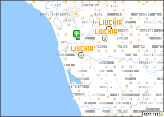 map of Liu-chia