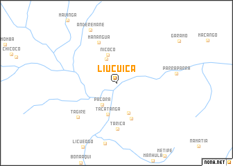 map of Liucuica