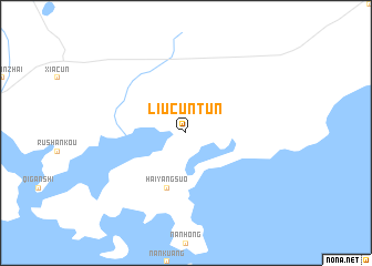 map of Liucuntun
