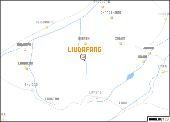 map of Liudafang