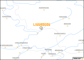 map of Liudaogou