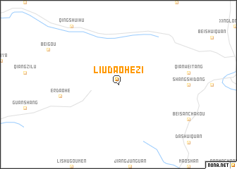 map of Liudaohezi