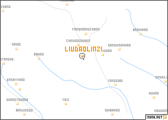 map of Liudaolinzi