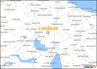 map of Liudianjie