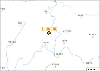 map of Liudong