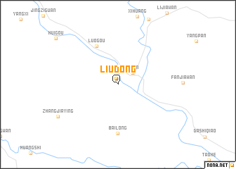 map of Liudong