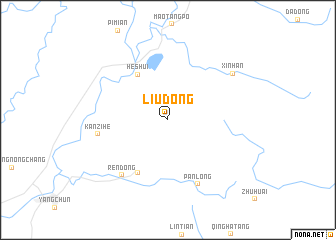 map of Liudong