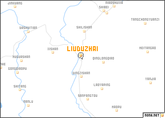 map of Liuduzhai