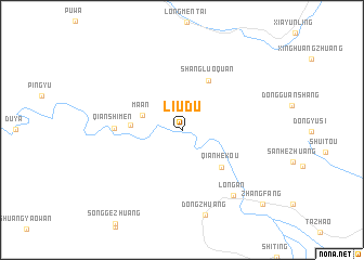 map of Liudu