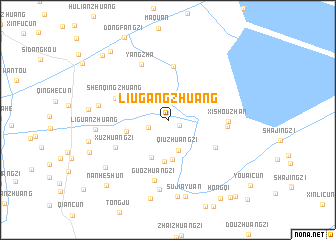 map of Liugangzhuang