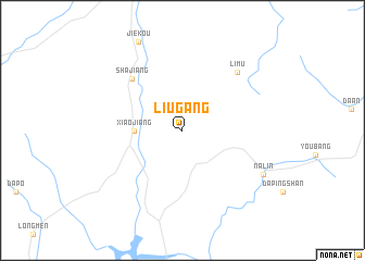 map of Liugang