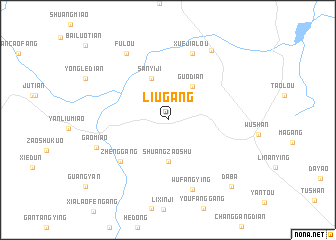 map of Liugang