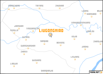 map of Liugongmiao