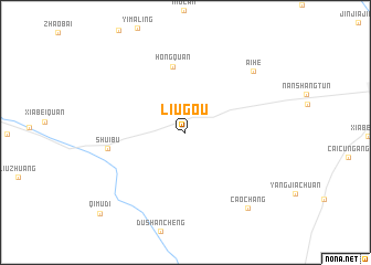map of Liugou