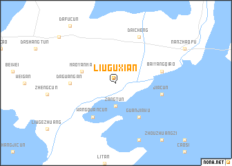 map of Liuguxian