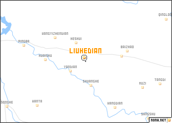 map of Liuhedian