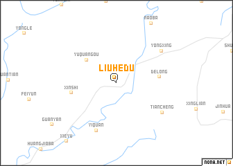map of Liuhedu