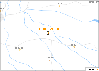 map of Liuhezhen